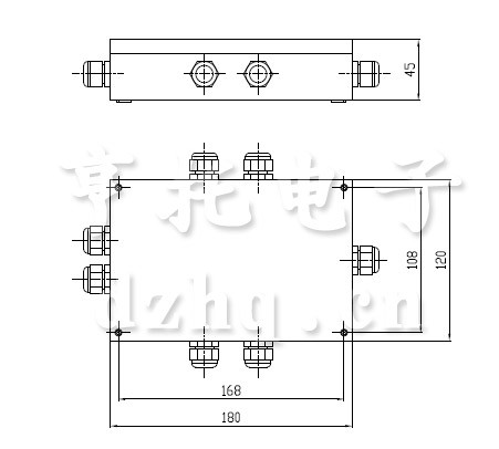 HT-KM06A 重量变送器外形尺寸