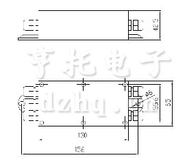 HT-SAS-5a模拟接线盒外形尺寸
